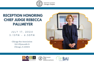 Reception Honoring Chief Judge Rebecca Pallmeyer